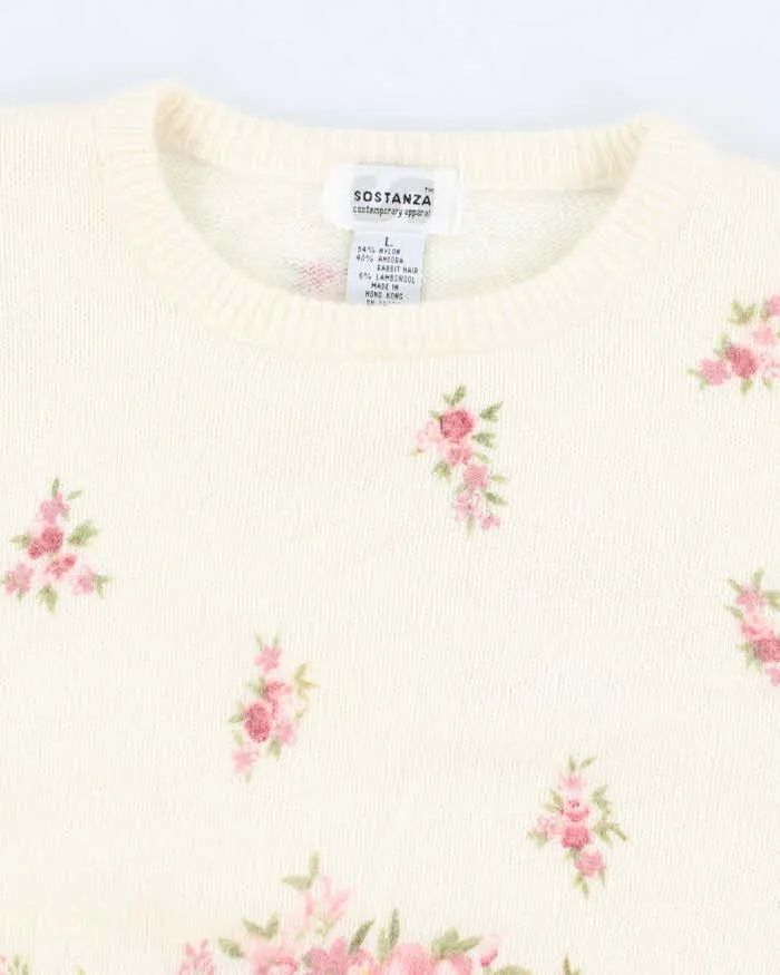 Vintage Floral Knit Tee