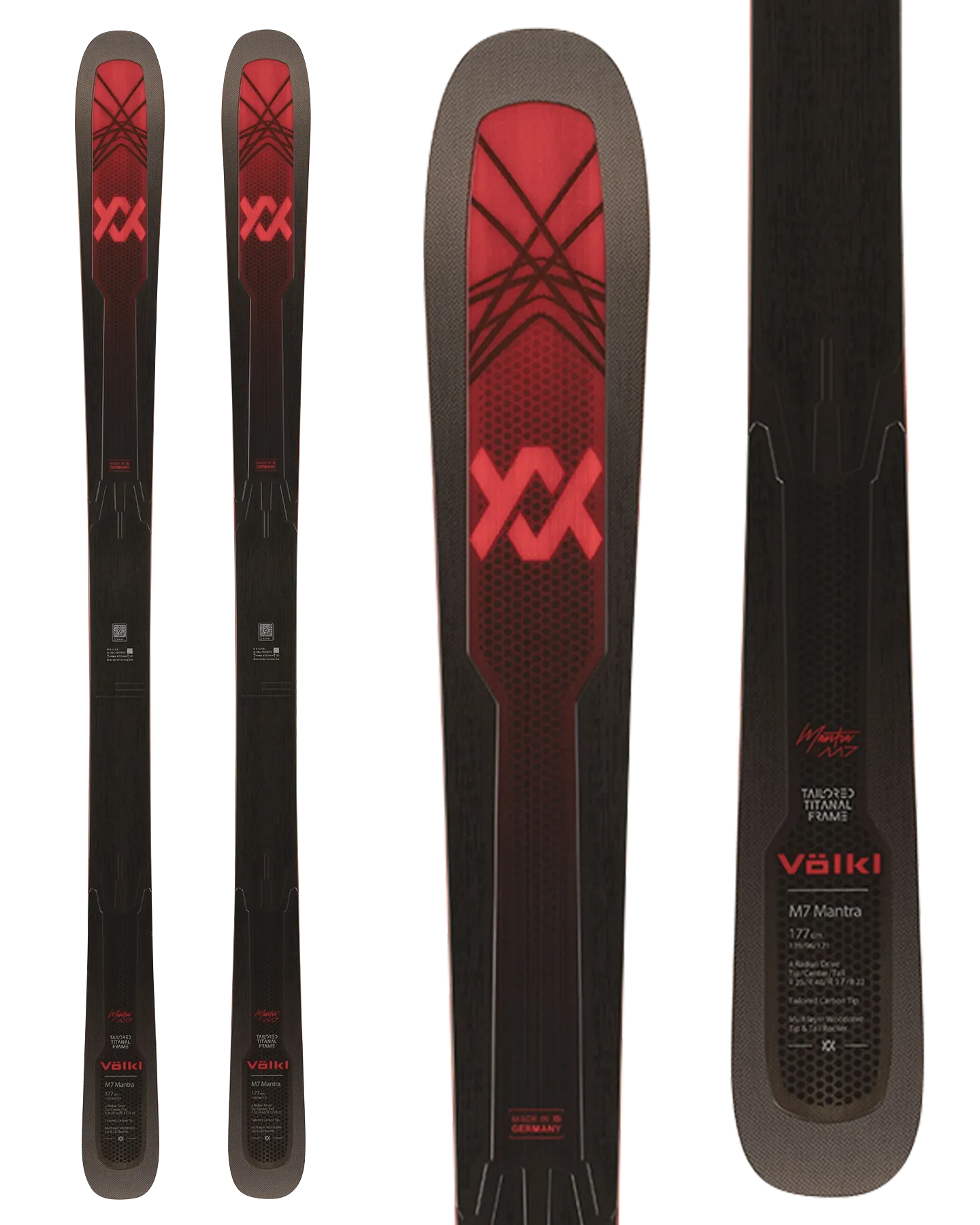 Volkl M7 Mantra Flat Snow Skis - 2025 | Shop Skis at Trojan Wake Ski Snow & Snow Skiers Warehouse