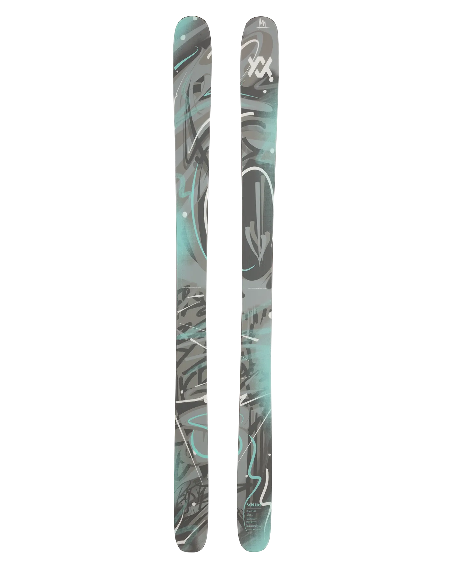 Volkl Revolt 104 Flat Snow Skis - 2025 | Shop Skis at Trojan Wake Ski Snow & Snow Skiers Warehouse