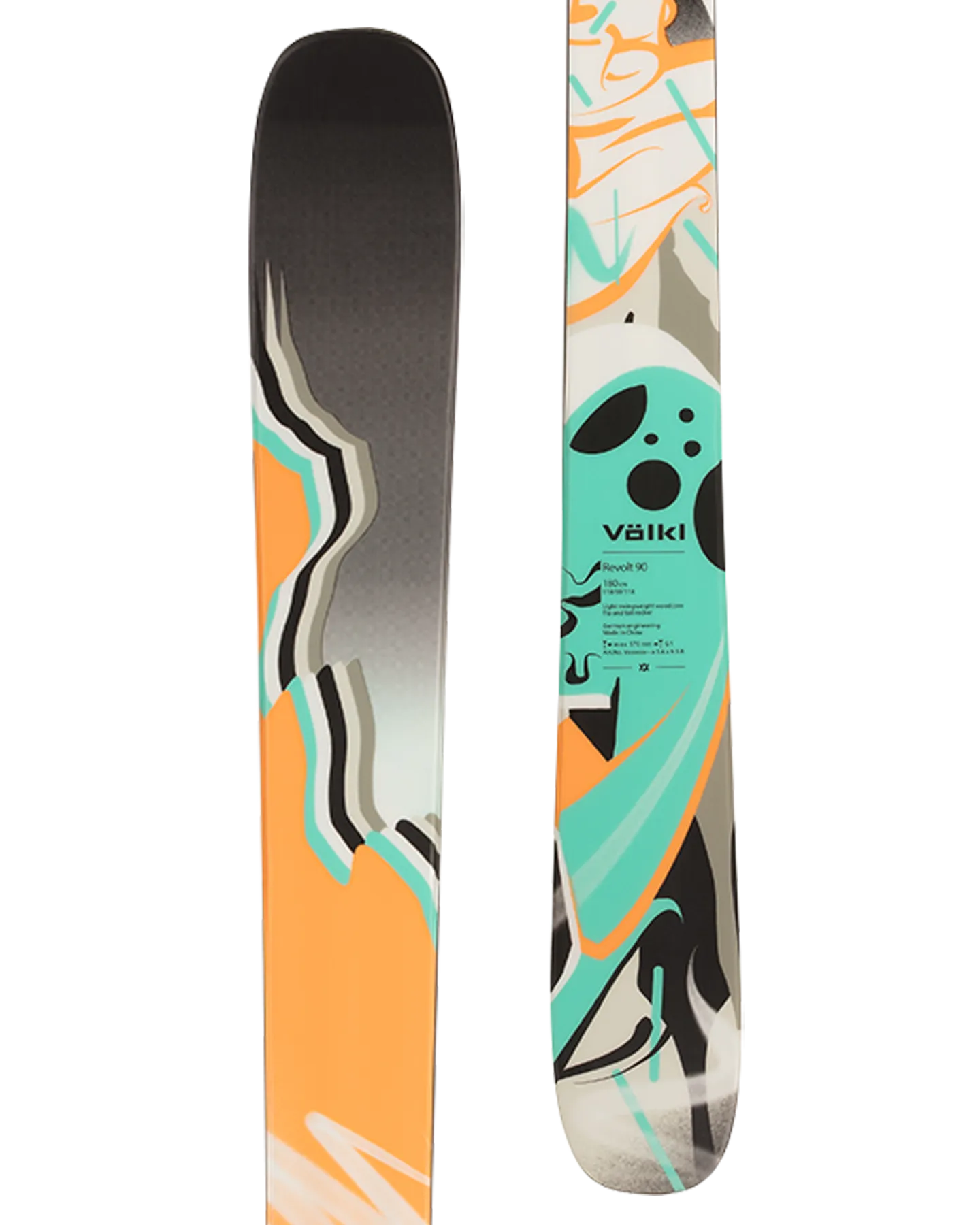 Volkl Revolt 90 Flat Snow Skis - 2025 | Shop Skis at Trojan Wake Ski Snow & Snow Skiers Warehouse