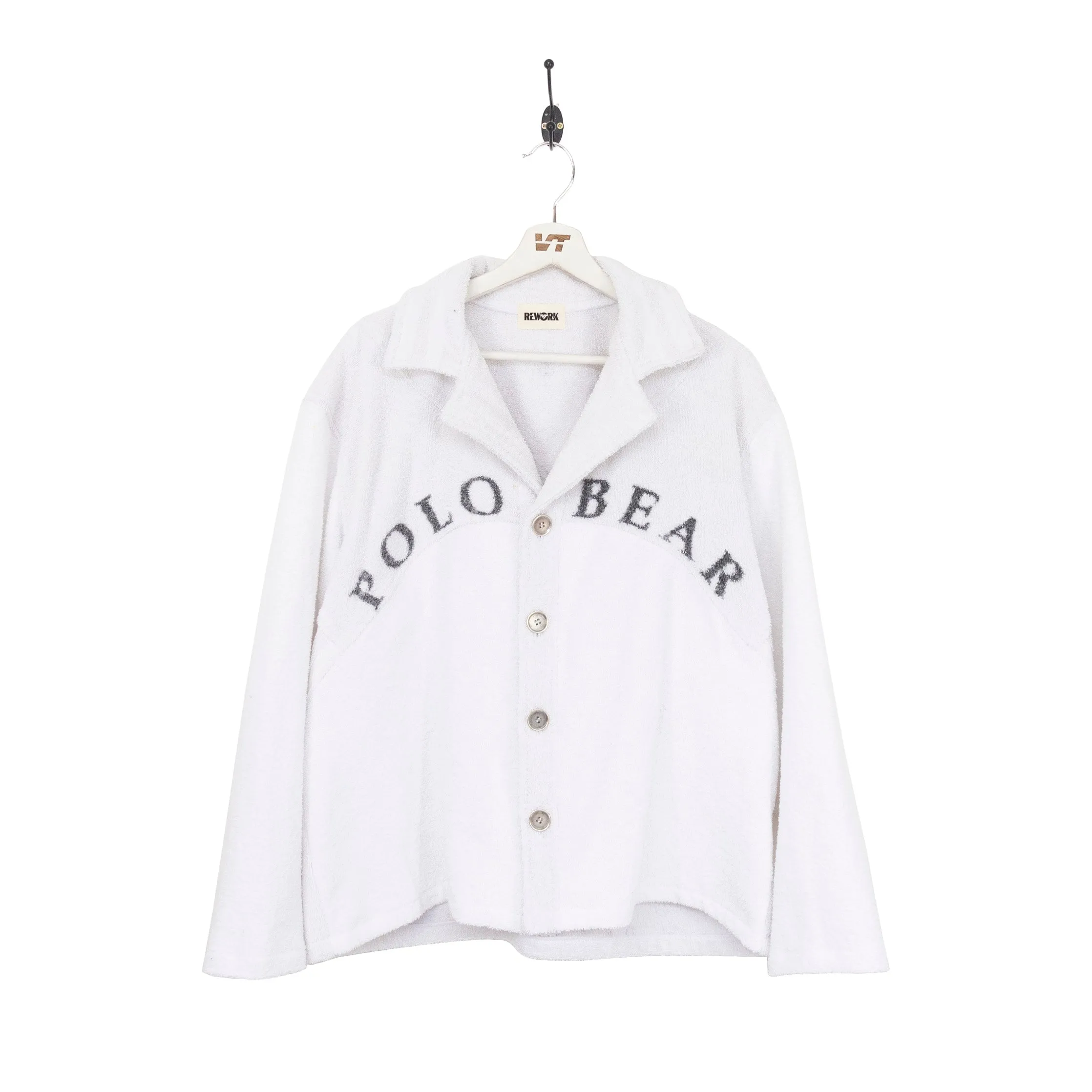 VT Rework : Polo Bear Ralph Lauren Longsleeve Towelling Button Down Shirt