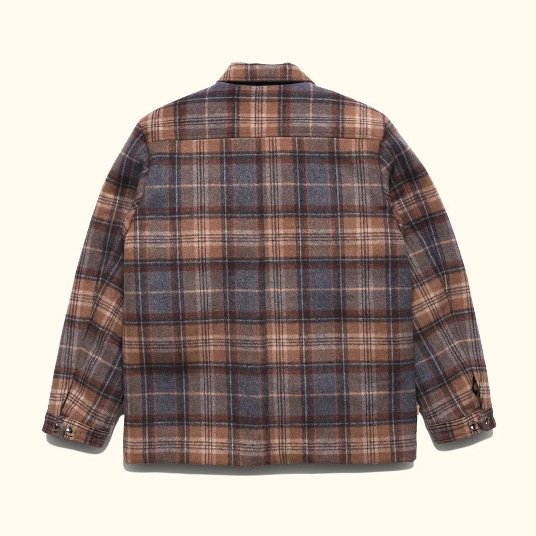 Wesley Wool Jacket | Brown Plaid