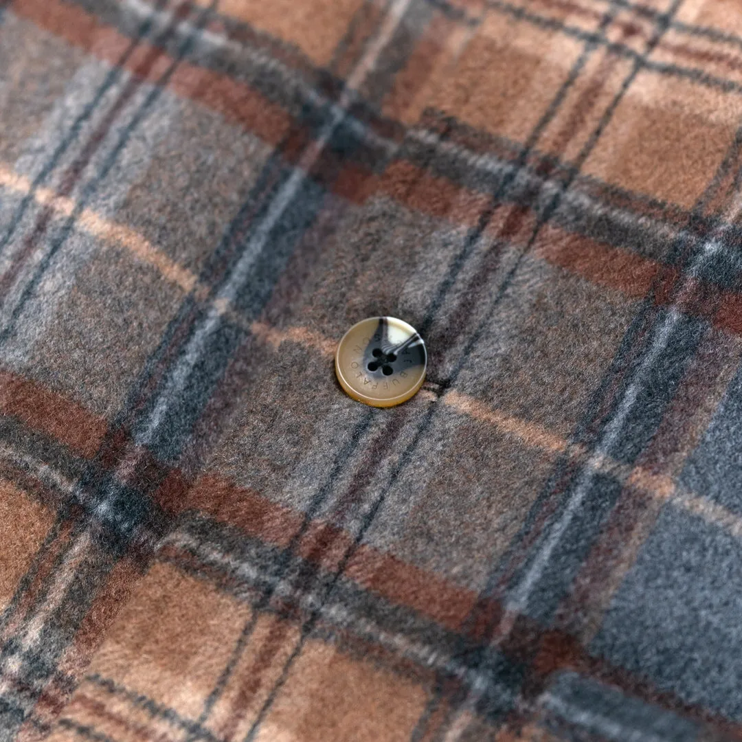 Wesley Wool Jacket | Brown Plaid