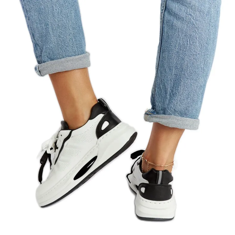 White and black Galdino sneakers