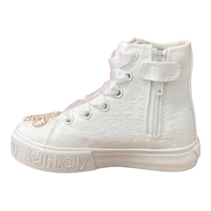 White girls' sneakers Zara with code LKED4170.