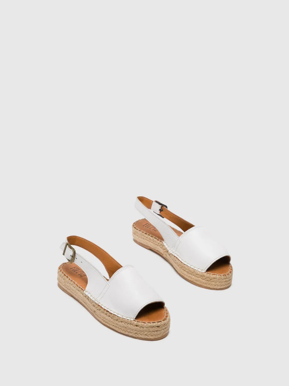 White Platform Sandals