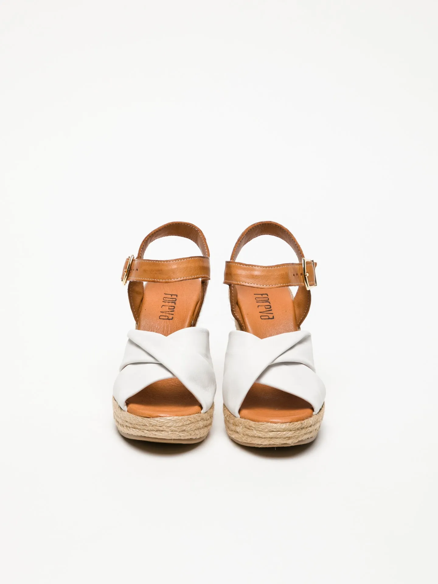 White Wedge Sandals