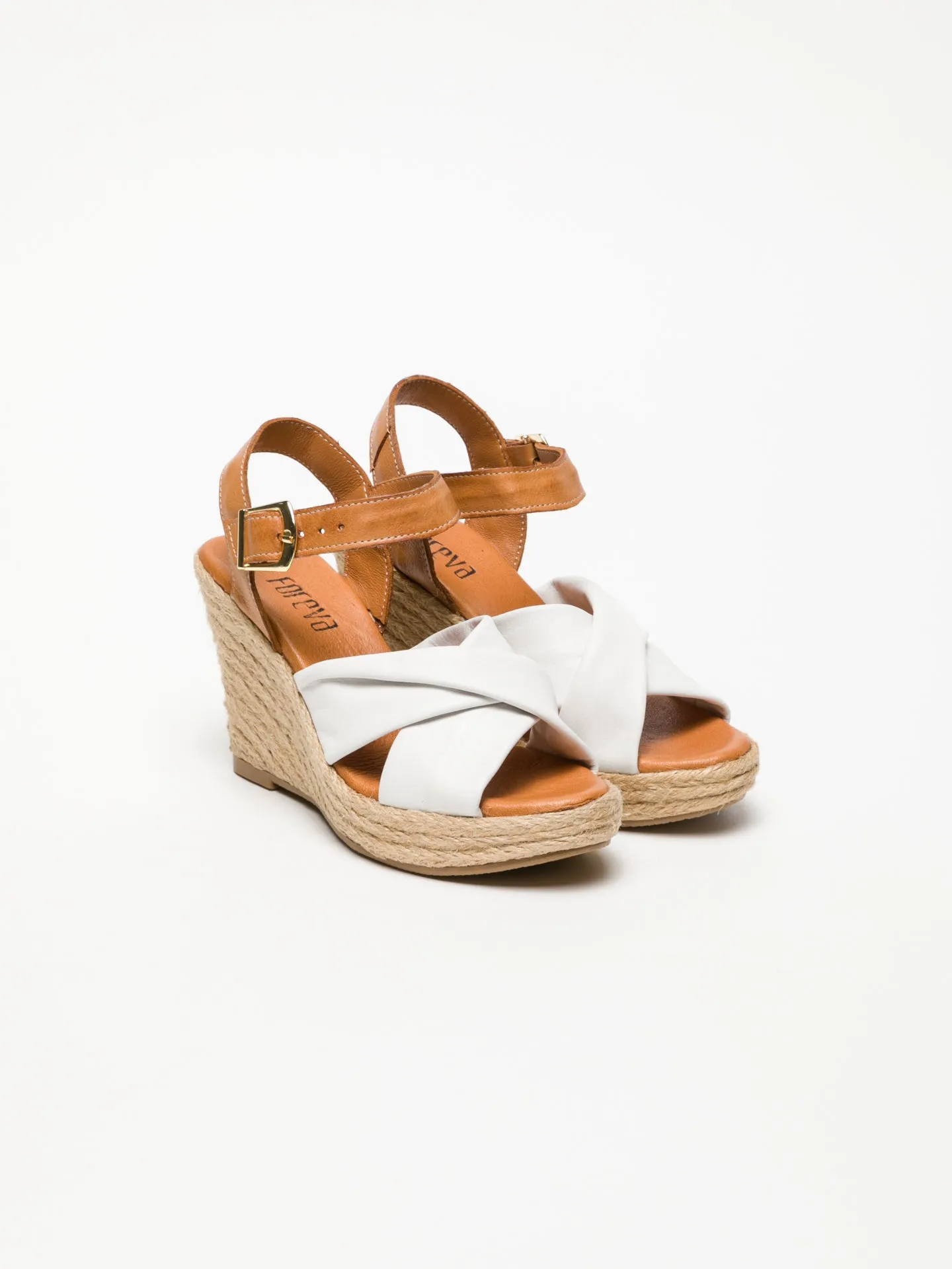 White Wedge Sandals