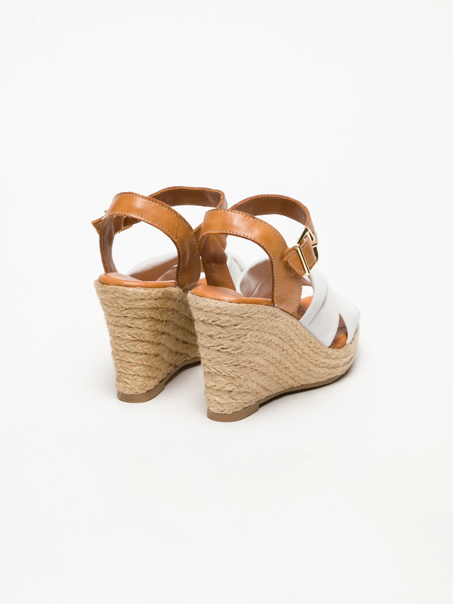 White Wedge Sandals