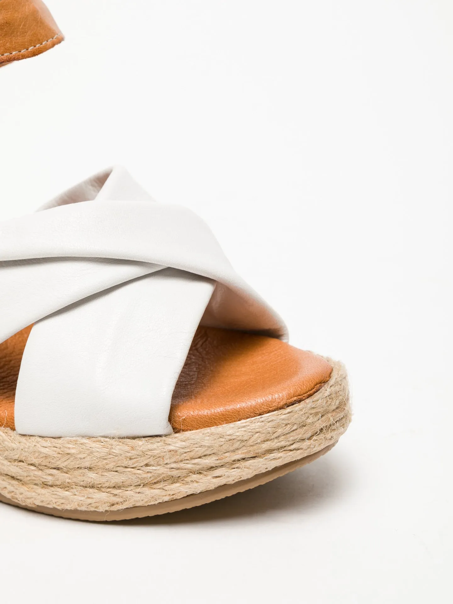 White Wedge Sandals