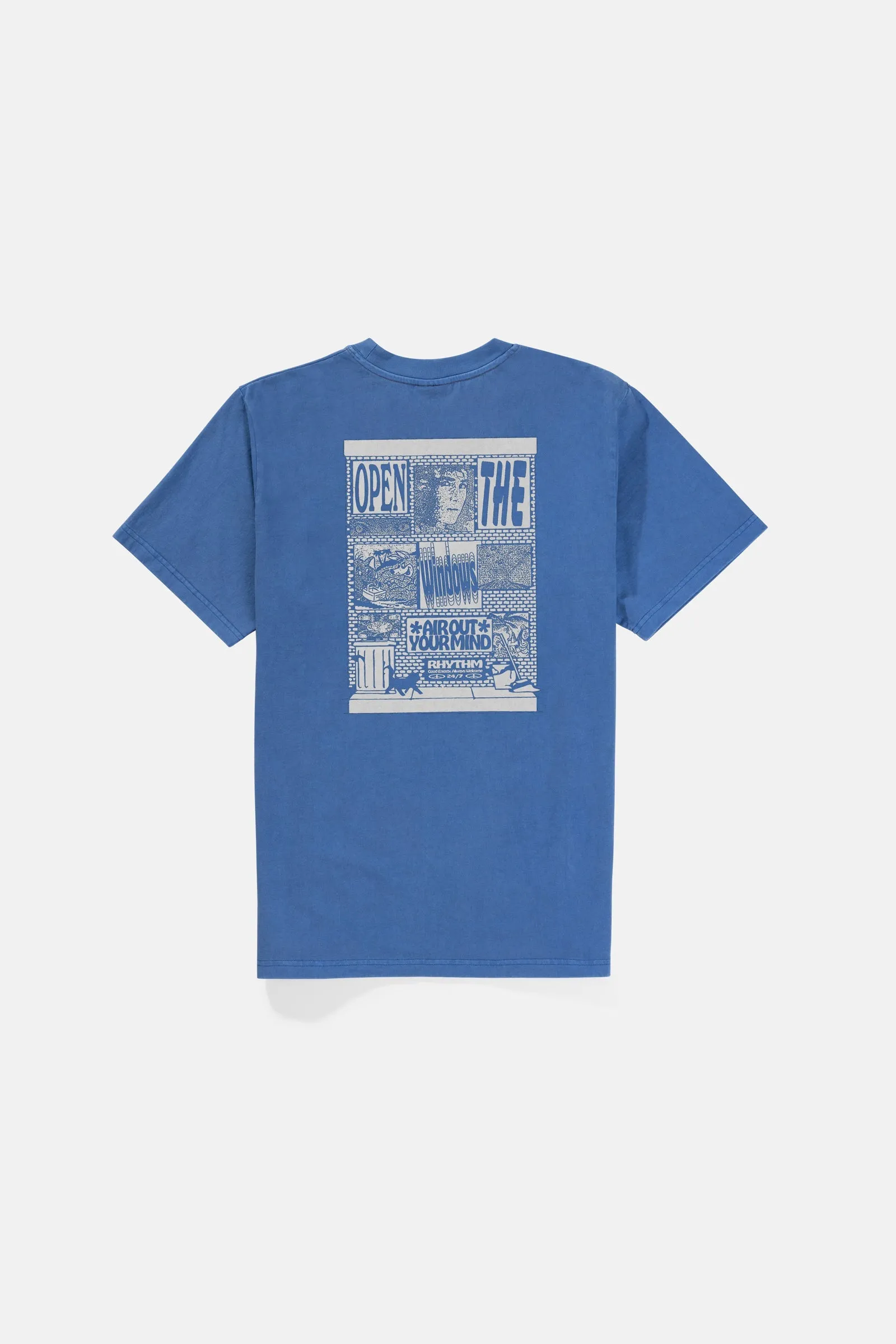 Cobalt Blue Retro Windows T-Shirt