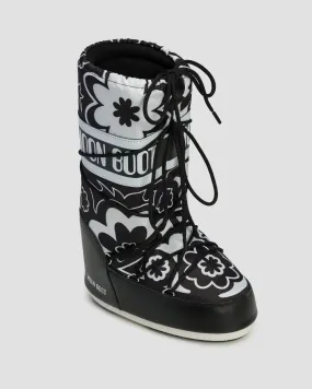 Women's snow boots Moon Boot Icon Flower 80D1402940-na02