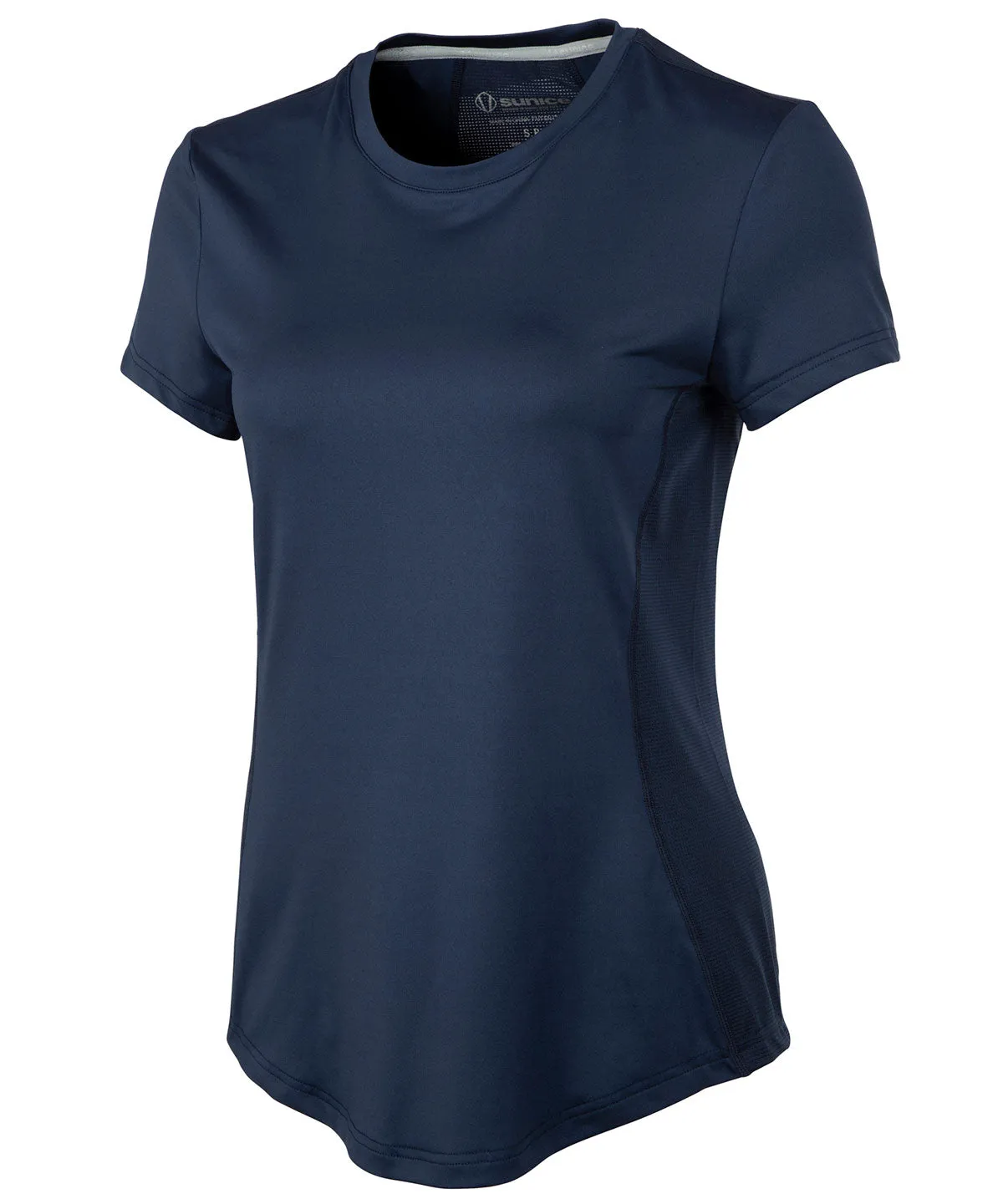 Women's Aria Tee Shirt with Mesh Knit Insert