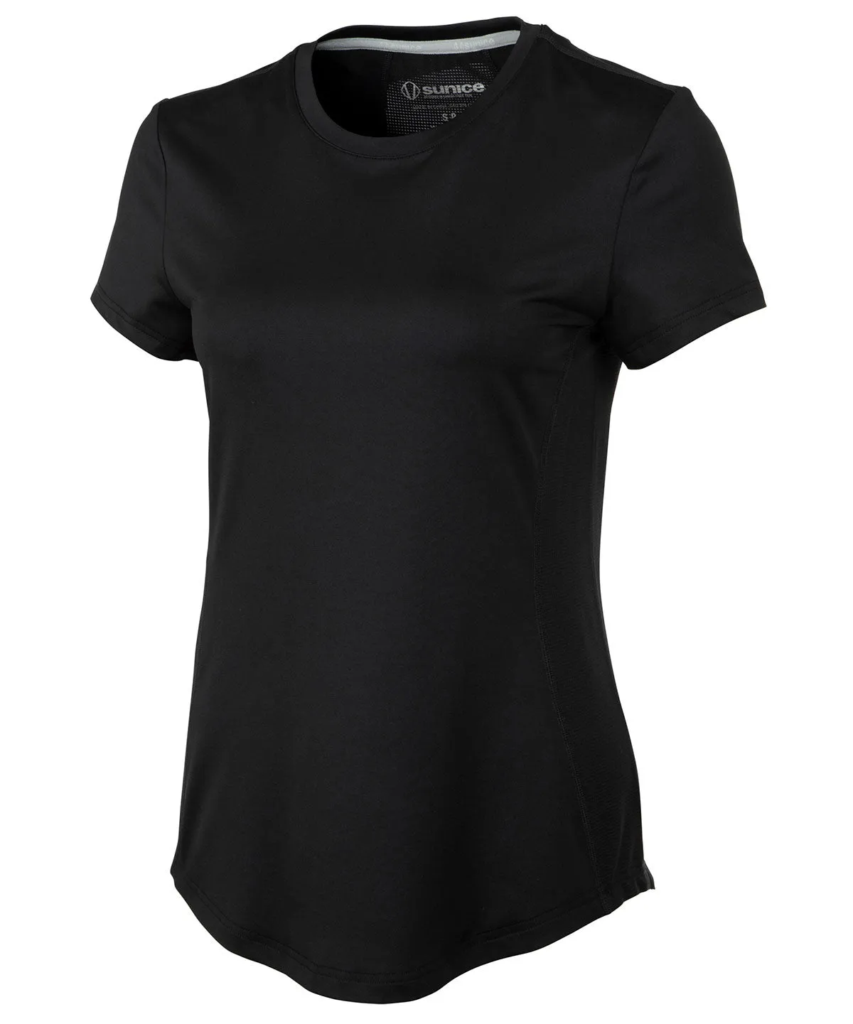 Women's Aria Tee Shirt with Mesh Knit Insert