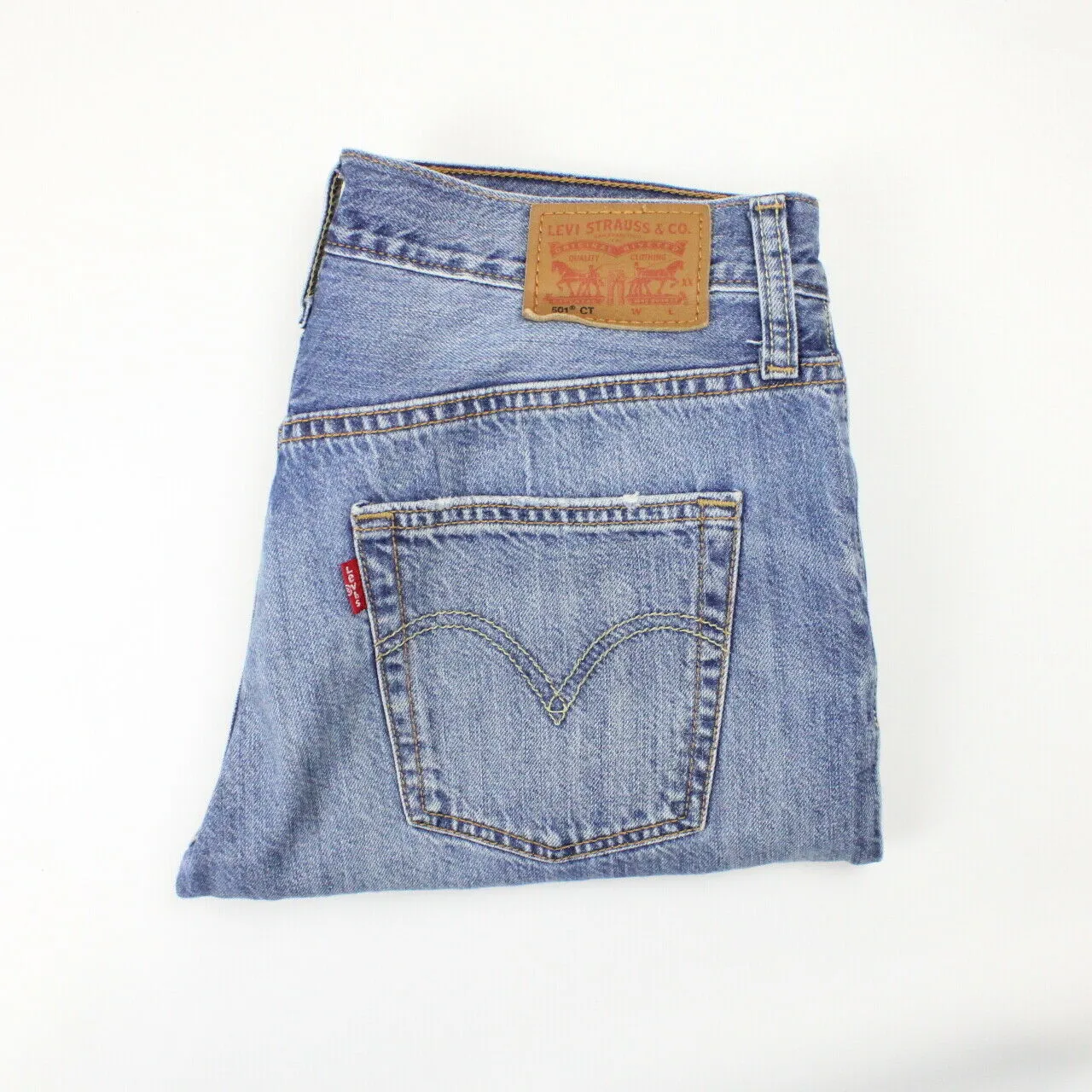 Womens LEVIS 501 CT Jeans Mid Blue | W30 L28