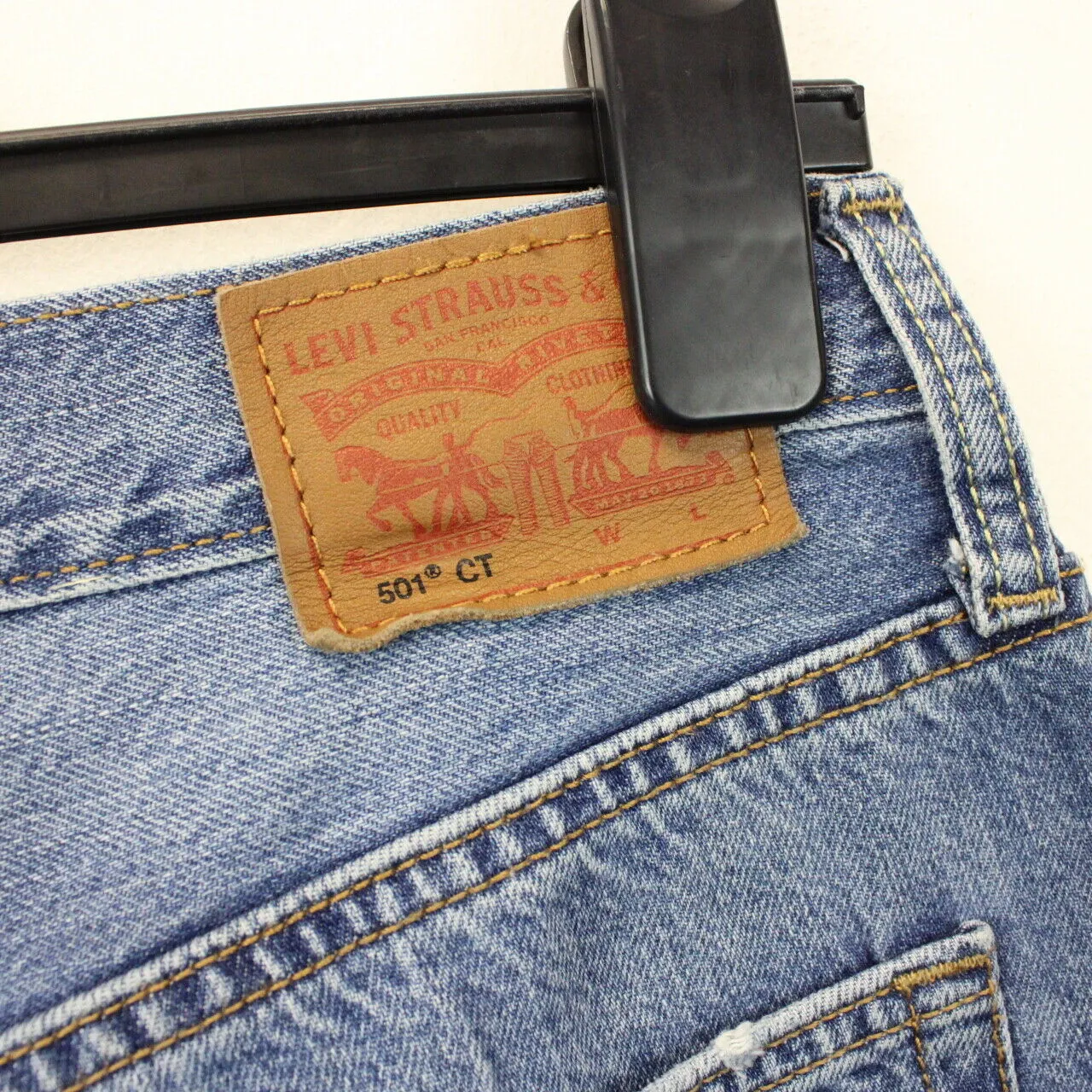 Womens LEVIS 501 CT Jeans Mid Blue | W30 L28