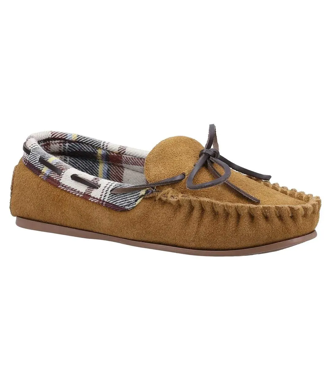 Women's Tan Suede Moccasins