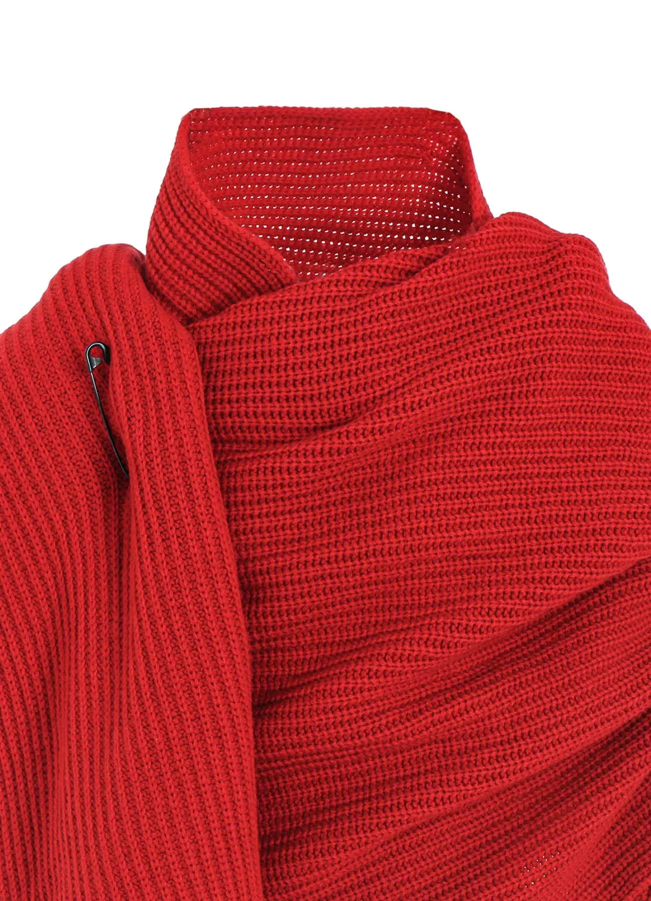 WOOL KNIT STOLE