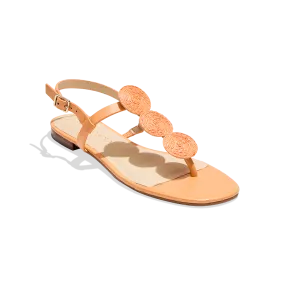 Worth Raffia Flat Sandal