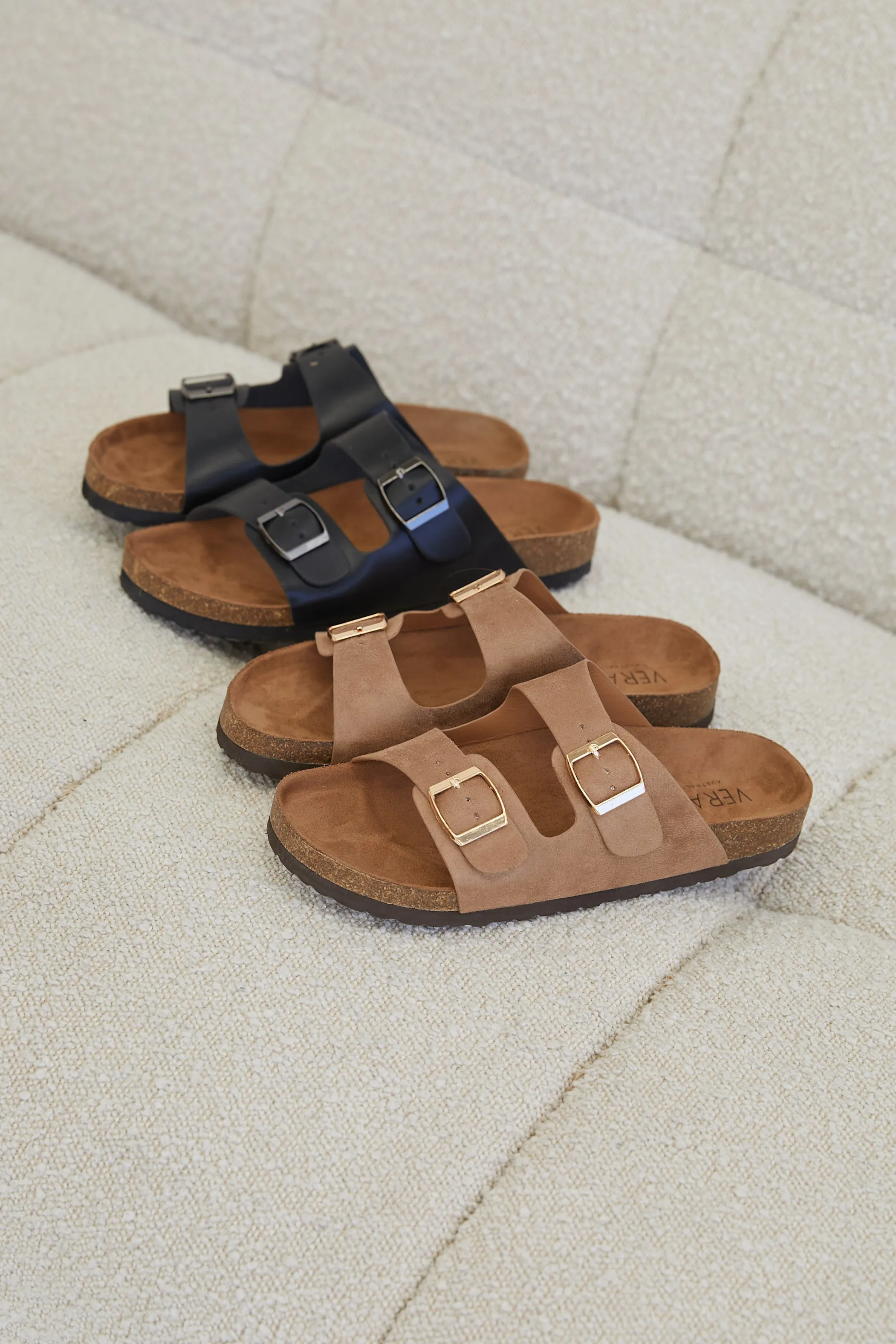 Xylo Footbed Slides - Biscuit Softee