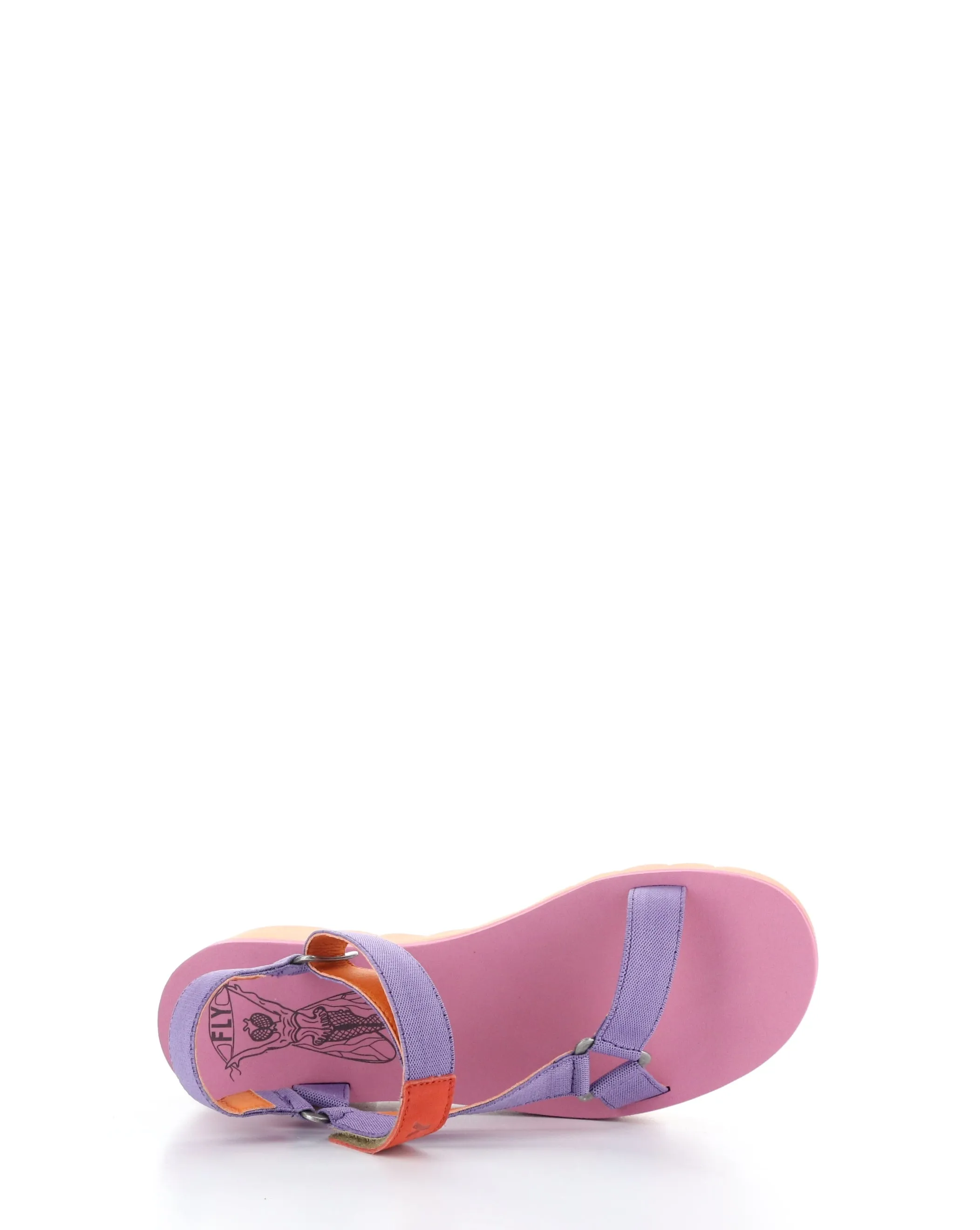 VIOLET/ORANGE Velcro Sandals - YEFA726FLY 008