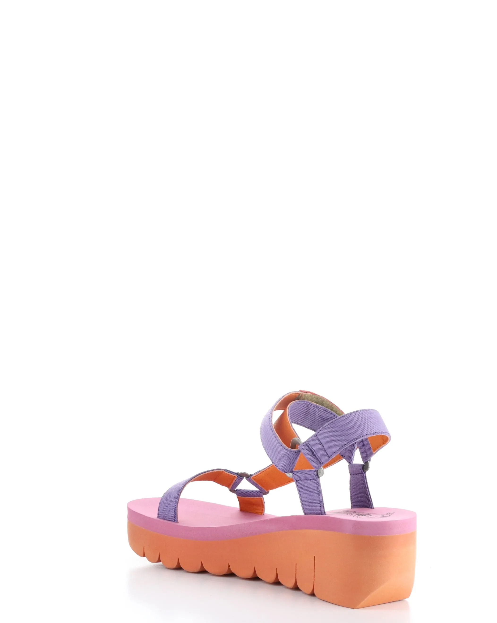 VIOLET/ORANGE Velcro Sandals - YEFA726FLY 008