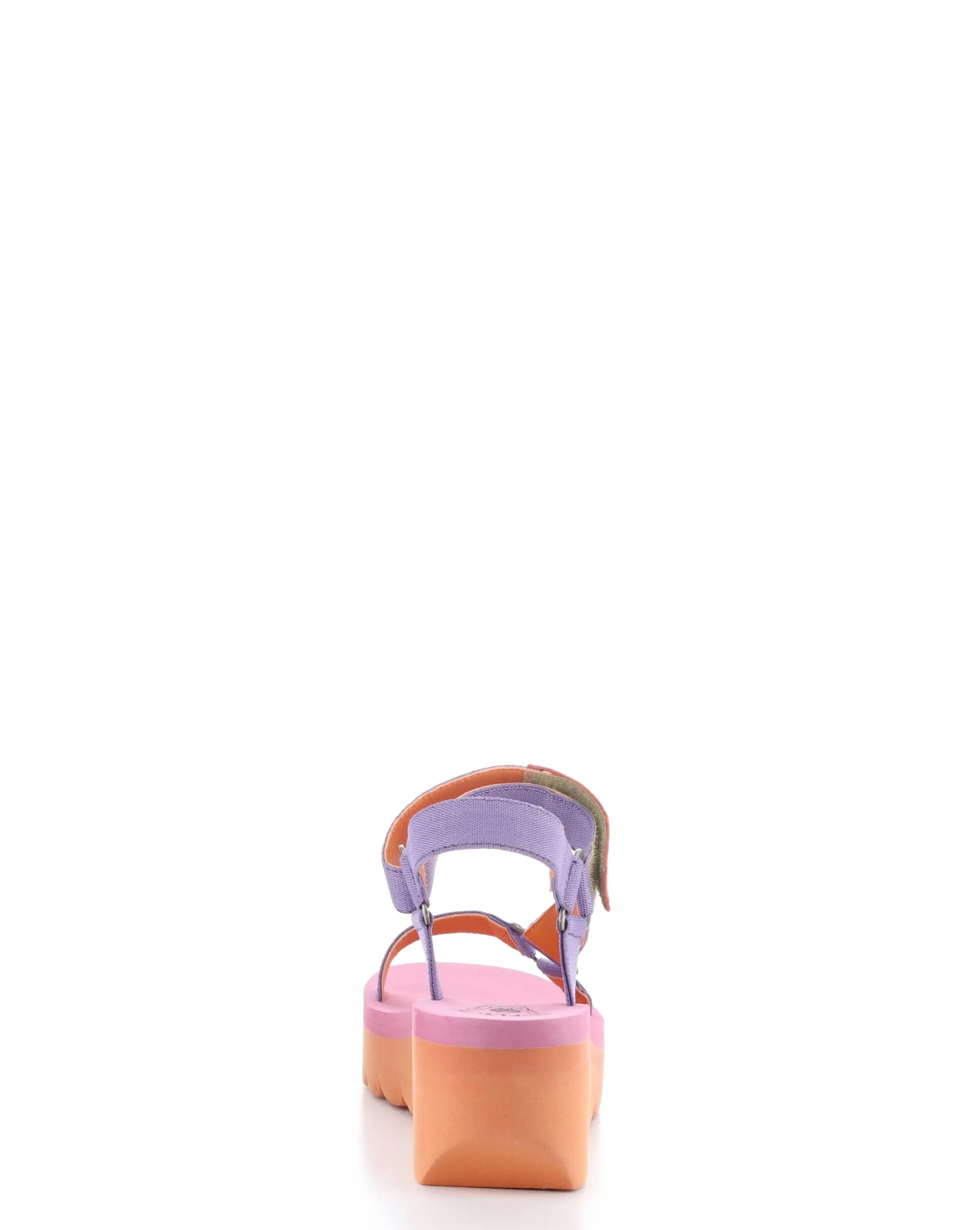 VIOLET/ORANGE Velcro Sandals - YEFA726FLY 008