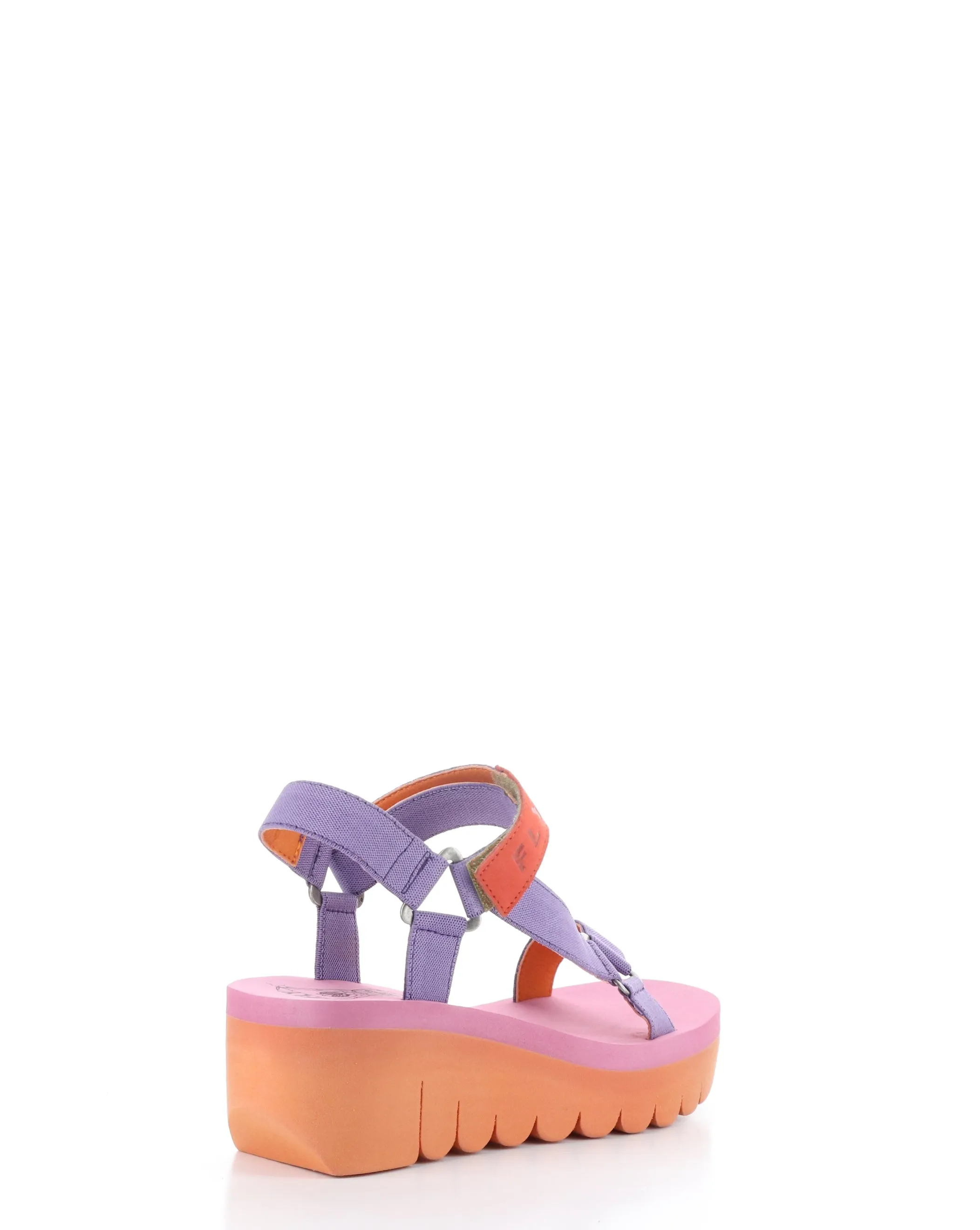 VIOLET/ORANGE Velcro Sandals - YEFA726FLY 008