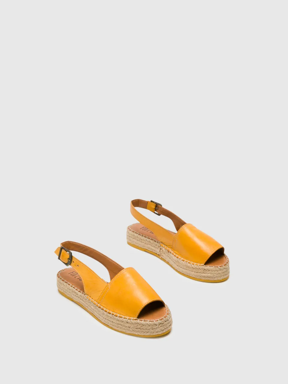 Yellow Platform Sandals