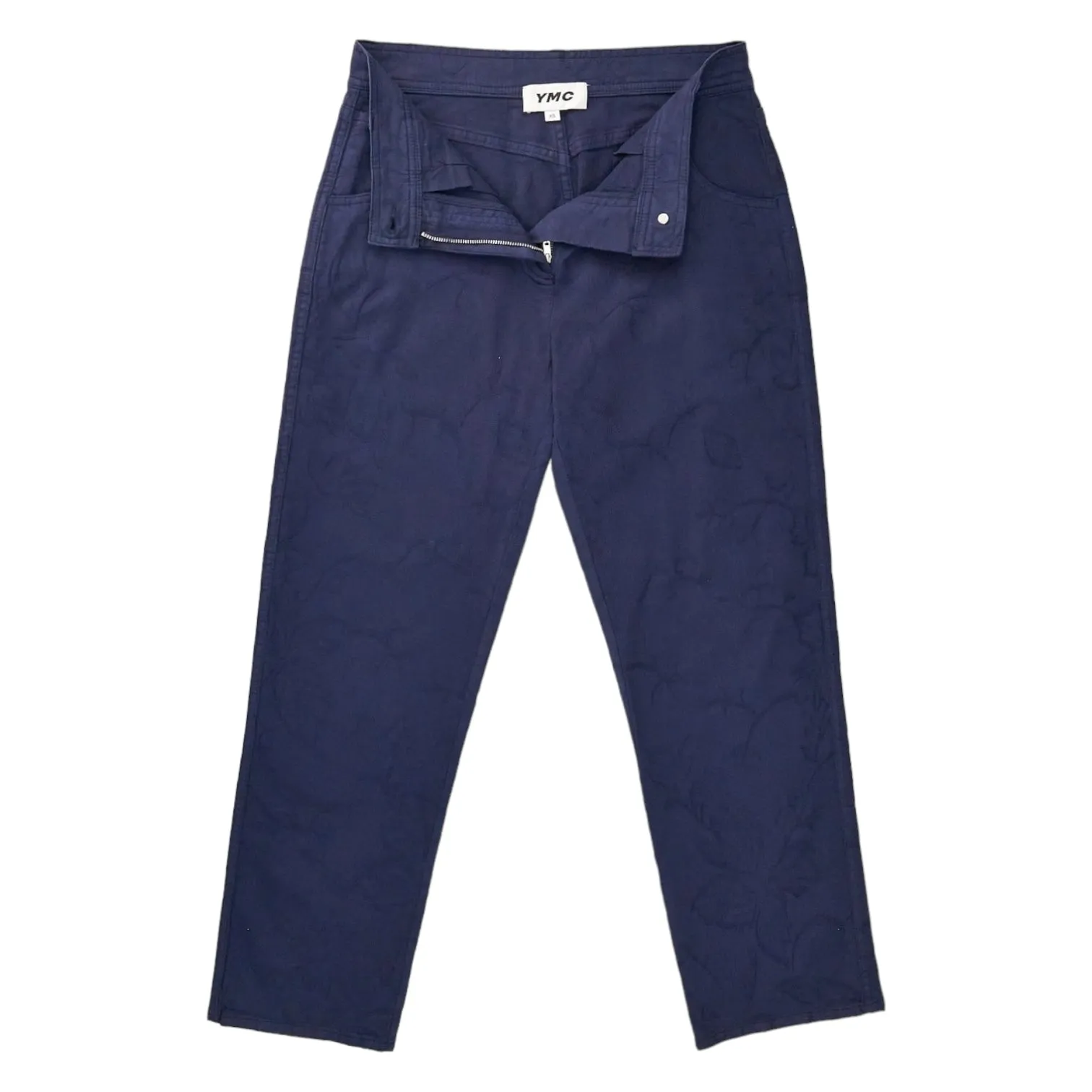 YMC Navy Jacquard Jeans