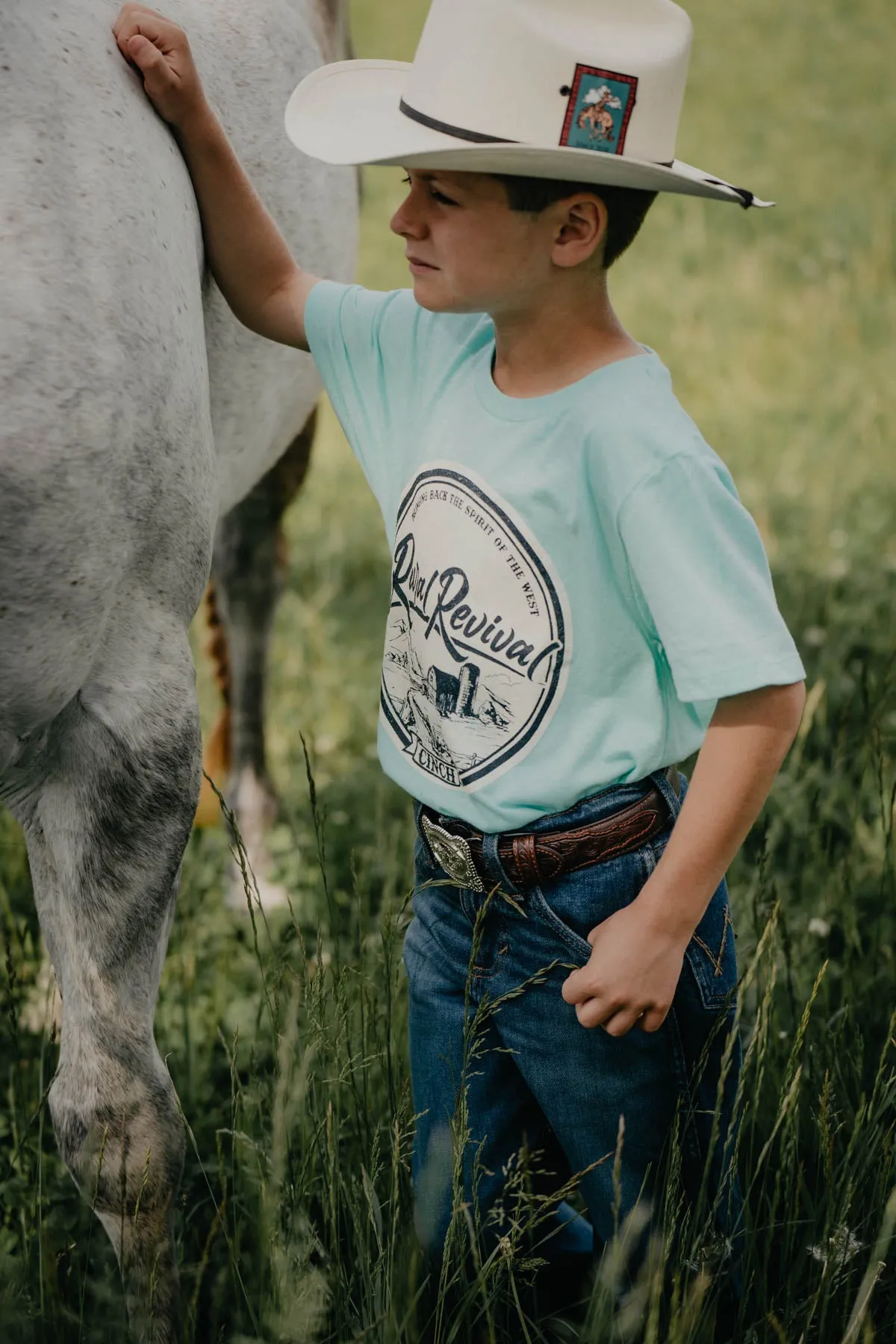 Youth CINCH Teal 