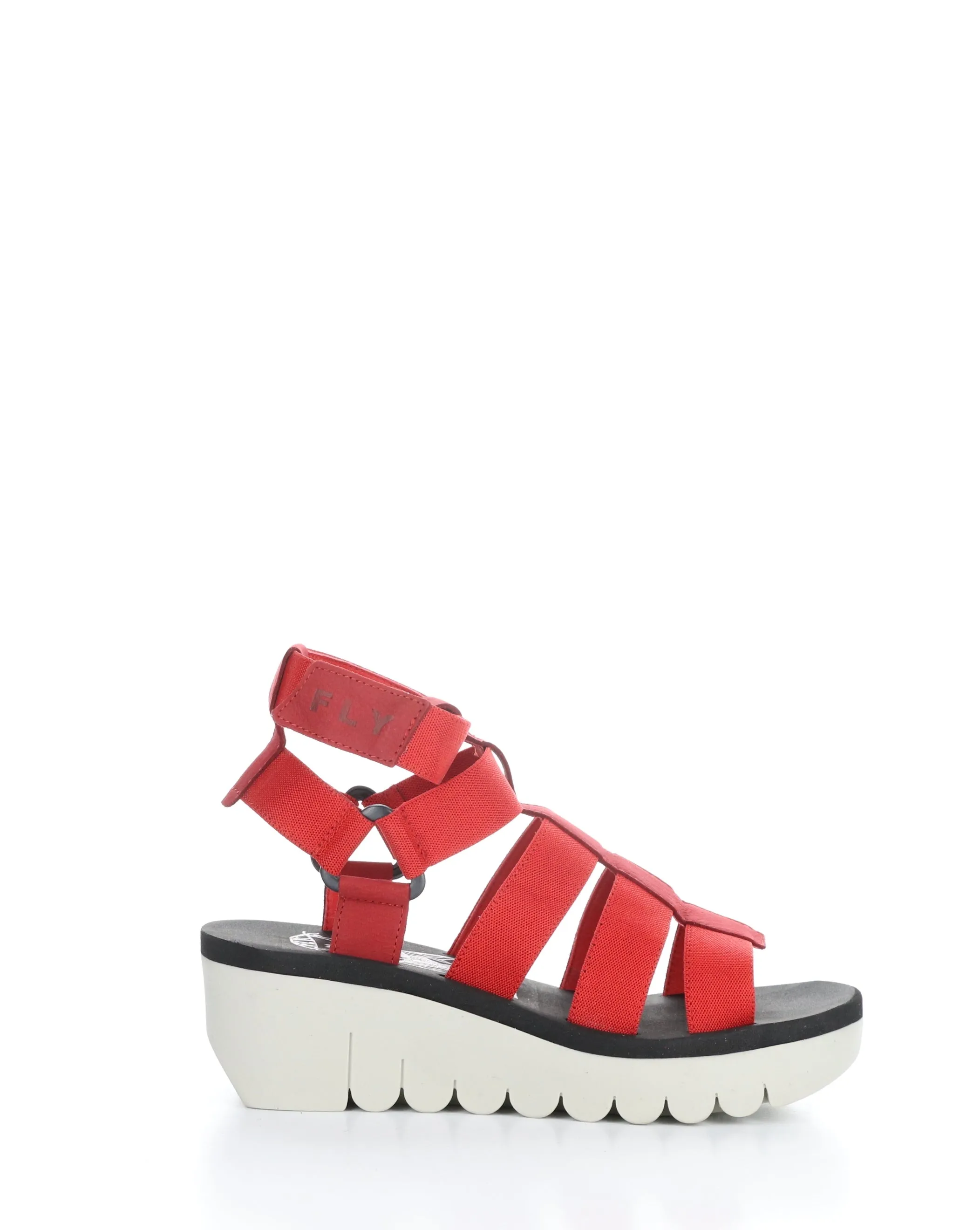 Red Velcro Sandals