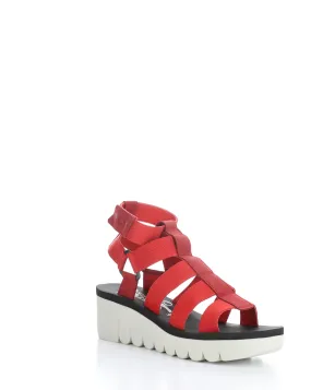 Red Velcro Sandals