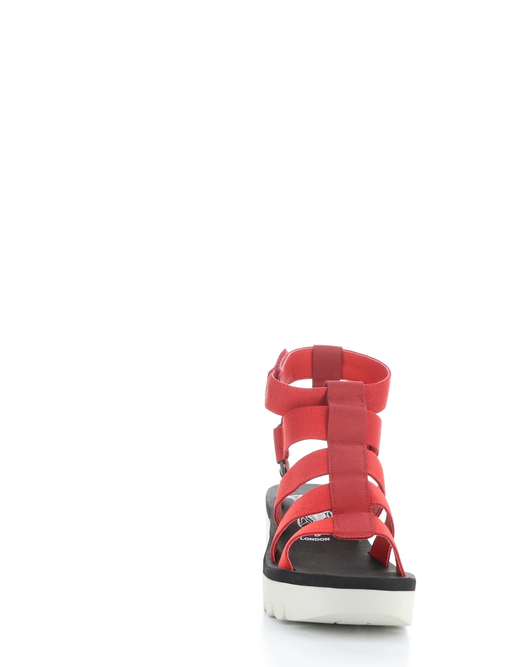 Red Velcro Sandals