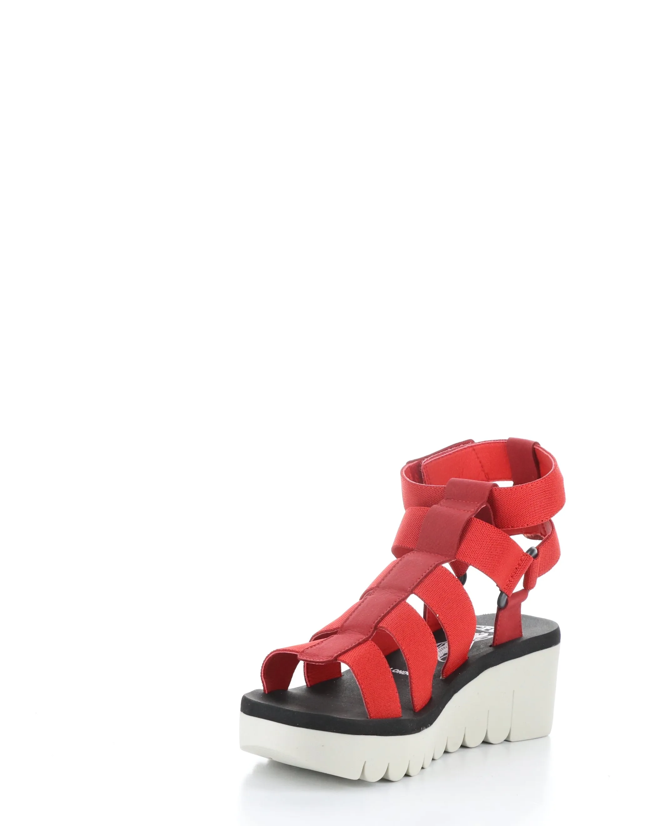 Red Velcro Sandals