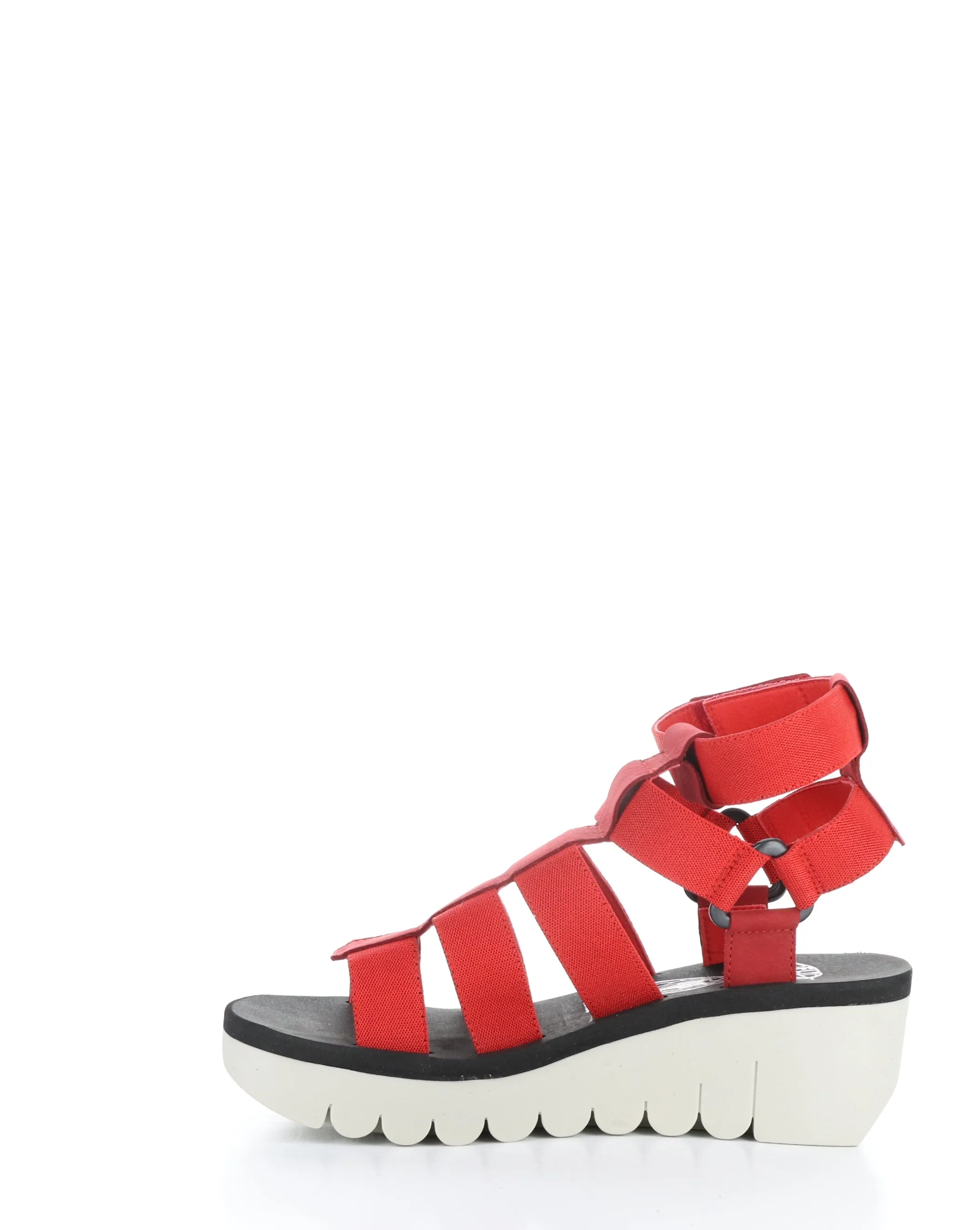 Red Velcro Sandals