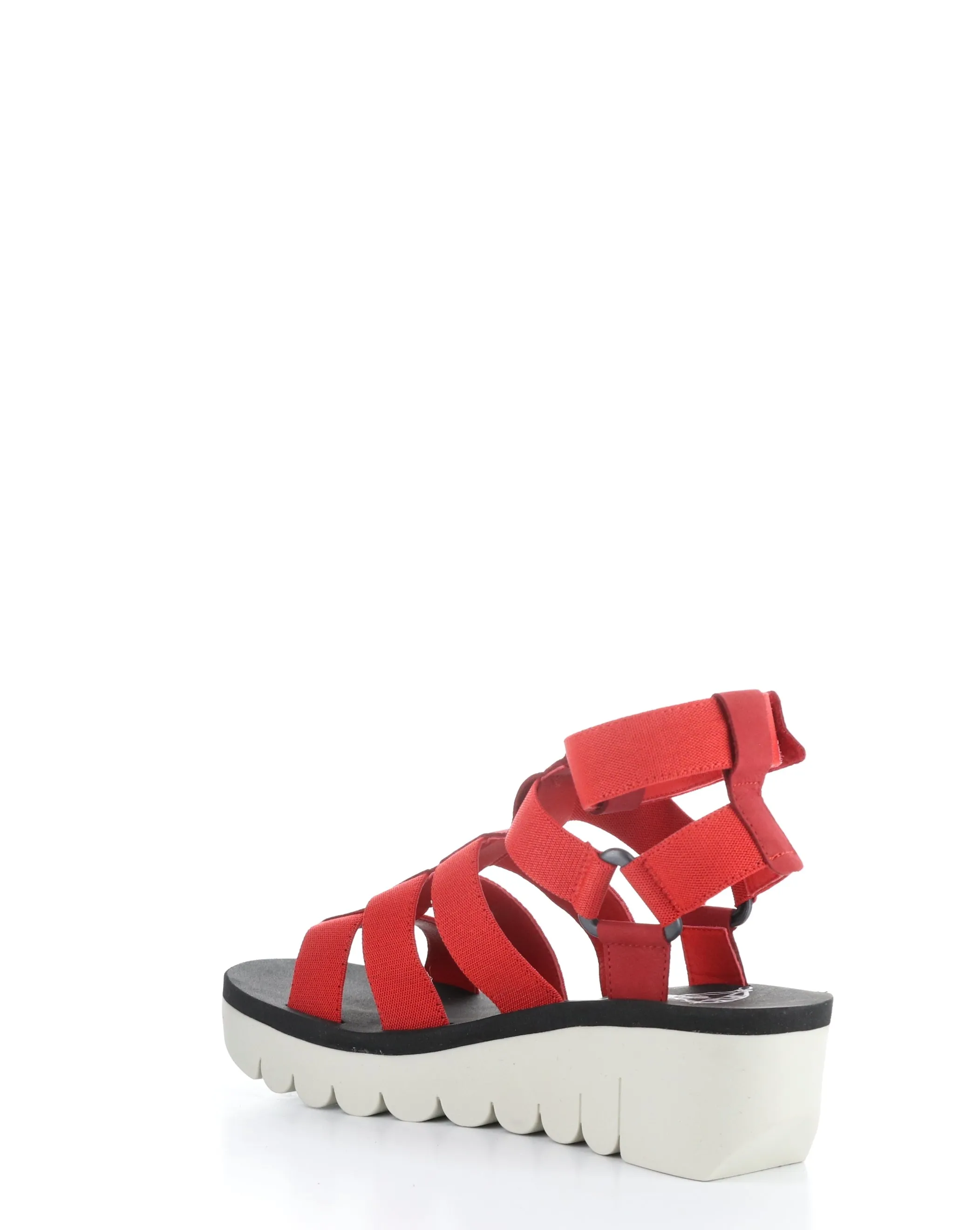 Red Velcro Sandals