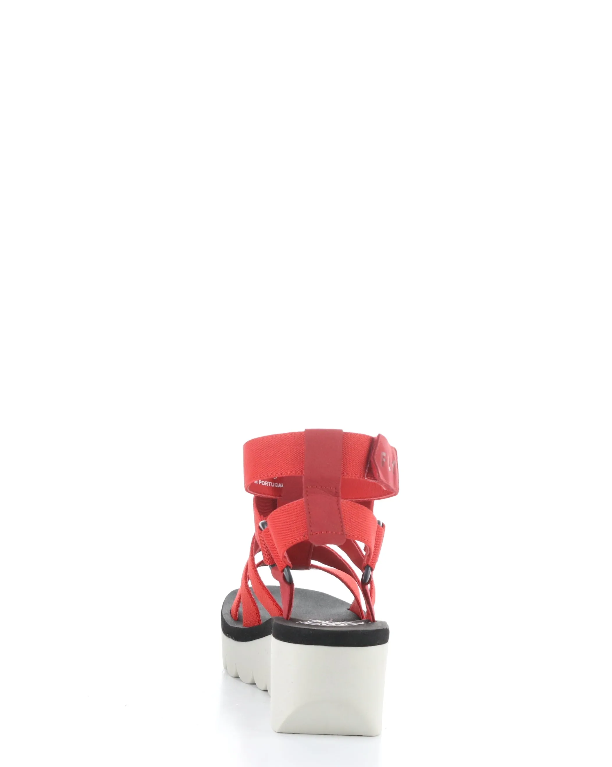 Red Velcro Sandals