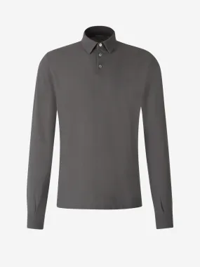 Zanone Plain Cotton Polo 