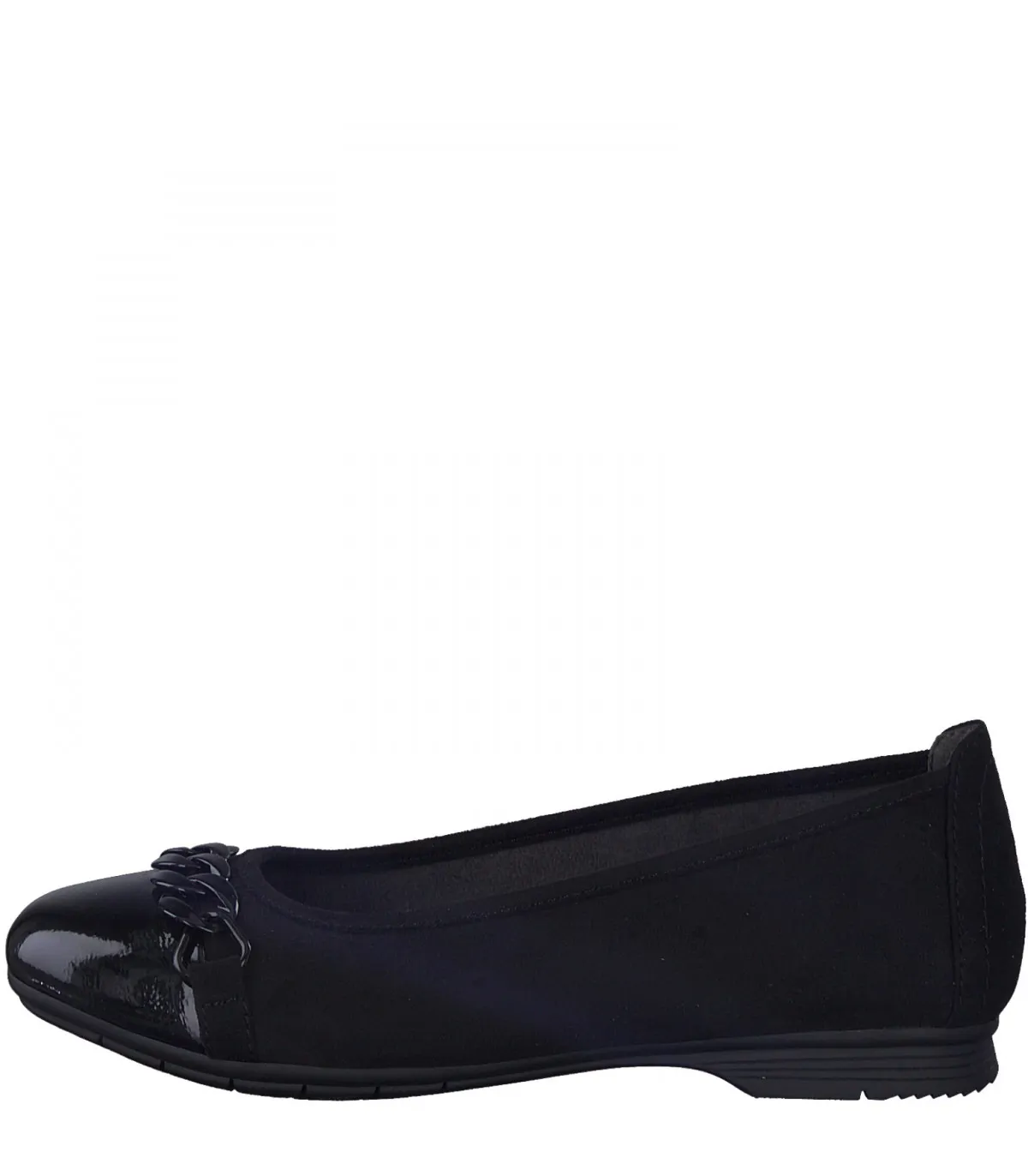 Βallet flat by Jana Softline Black -22165